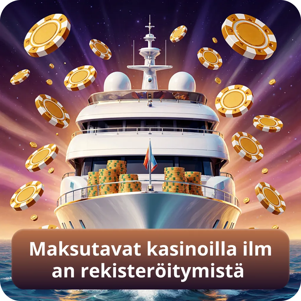 Maksutavat kasinoilla ilman rekisteröitymistä