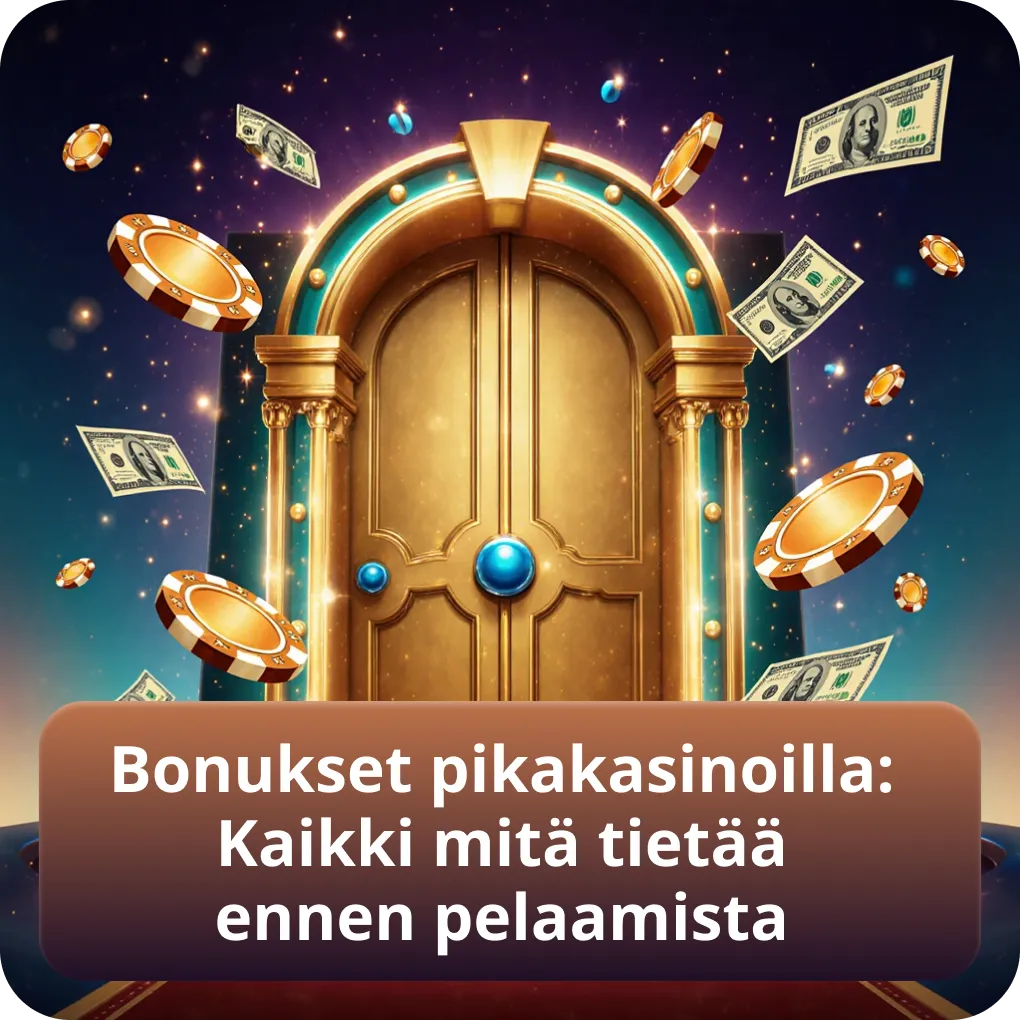 Bonukset pikakasinoilla ilman tiliä: Kaikki mitä tietää ennen pelaamista