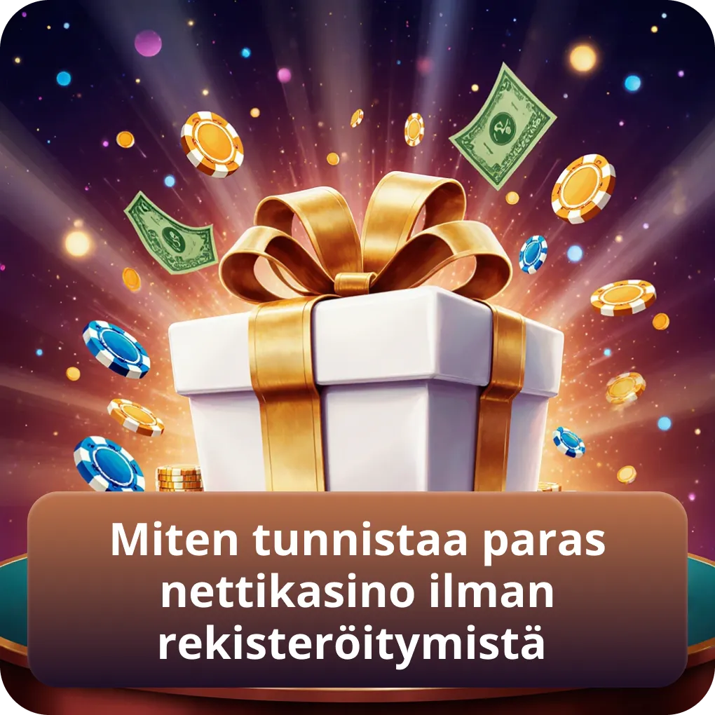 Miten löytää paras nettikasino ilman rekisteröitymistä
