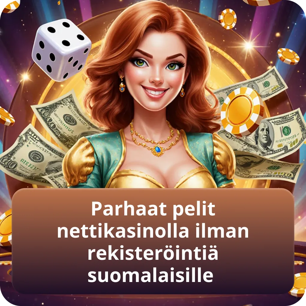 Suosituimmat pelit nettikasinolla ilman rekisteröintiä suomalaisille