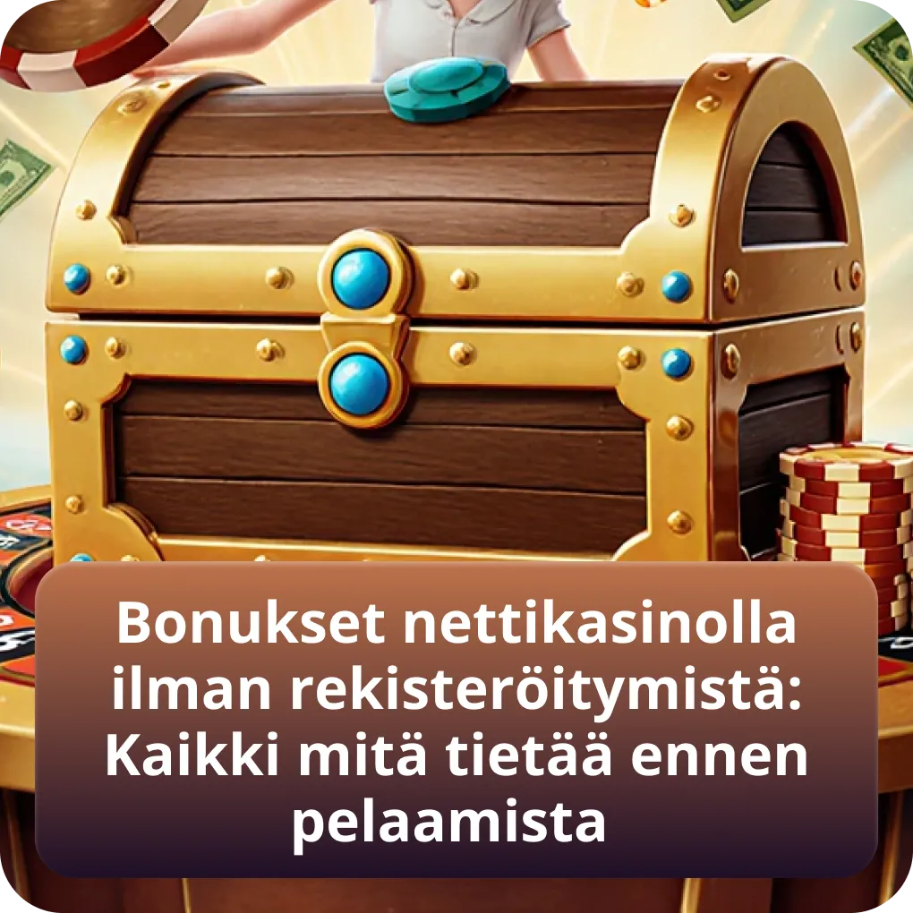 Bonukset nettikasinoilla ilman rekisteröitymistä: Mitä tietää ennen pelaamista
