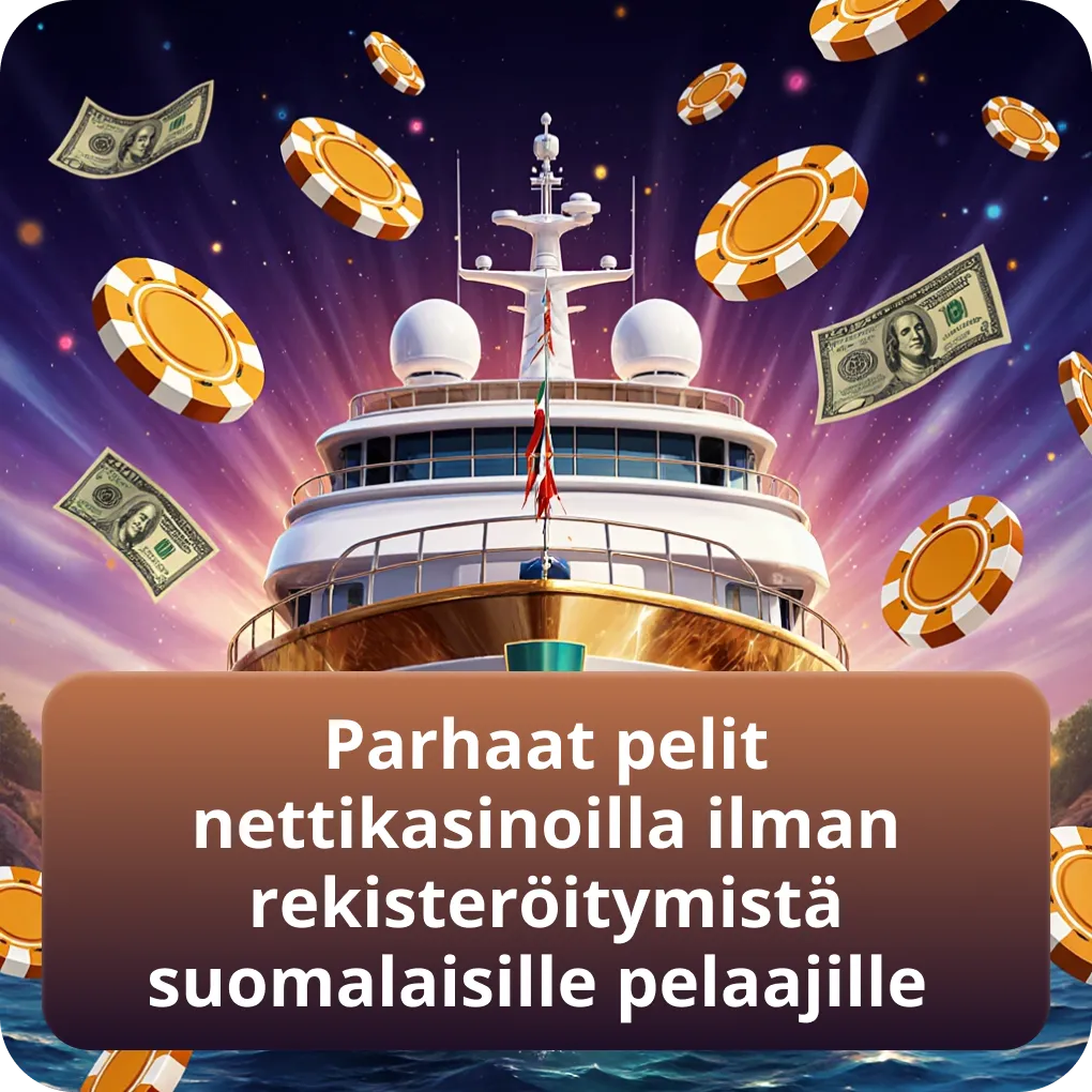 Suosituimmat pelit nettikasinoilla ilman rekisteröitymistä suomalaisille